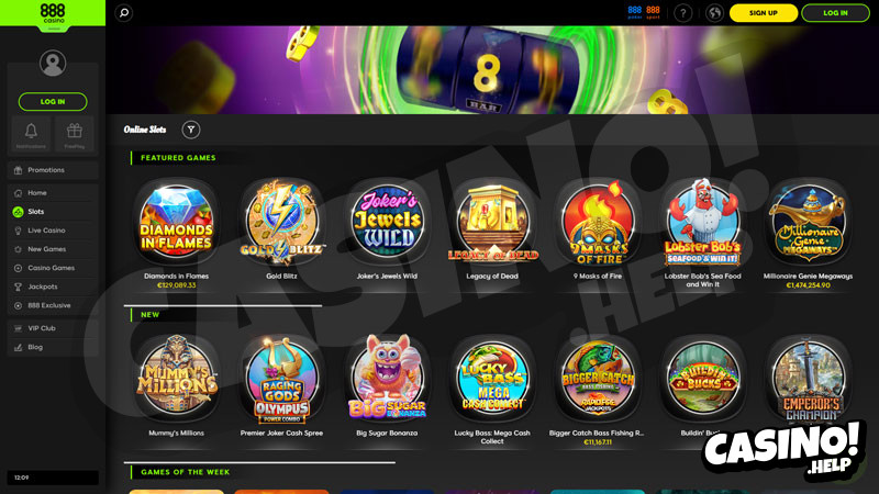 888games slots screenshot