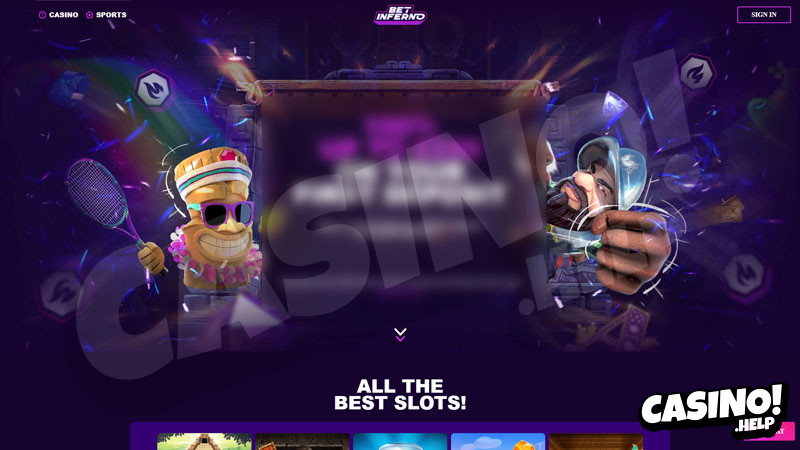 bet-inferno lobby screenshot
