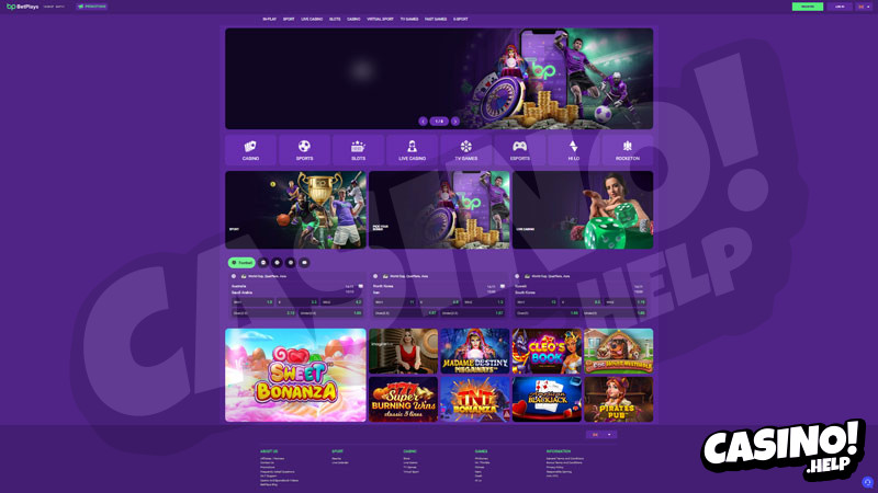 bet-plays lobby screenshot