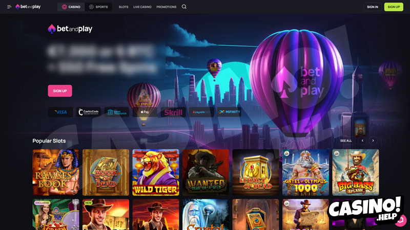 Thumbnail betandplay lobby