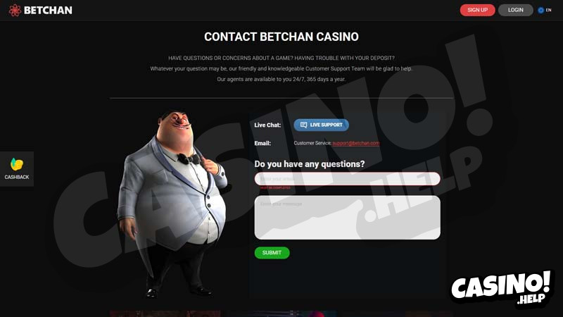 Thumbnail betchan-casino support
