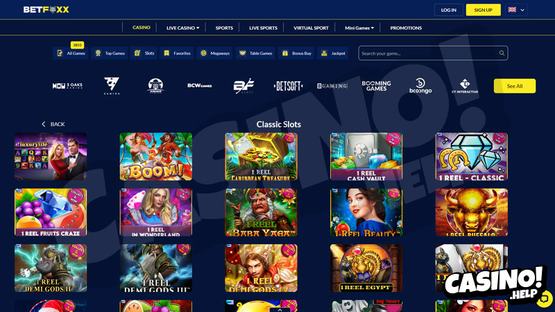 betfoxx slots screenshot
