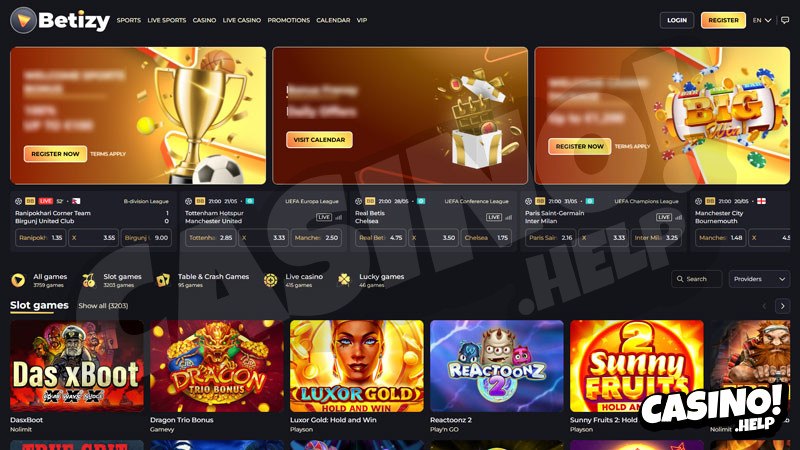 Thumbnail betizy lobby