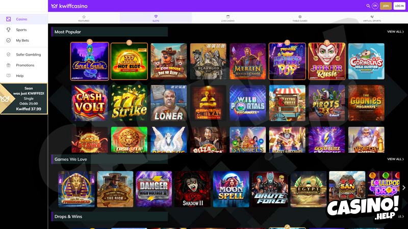 betkwiff slots screenshot