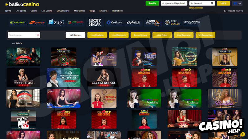 Thumbnail betlivecasino live