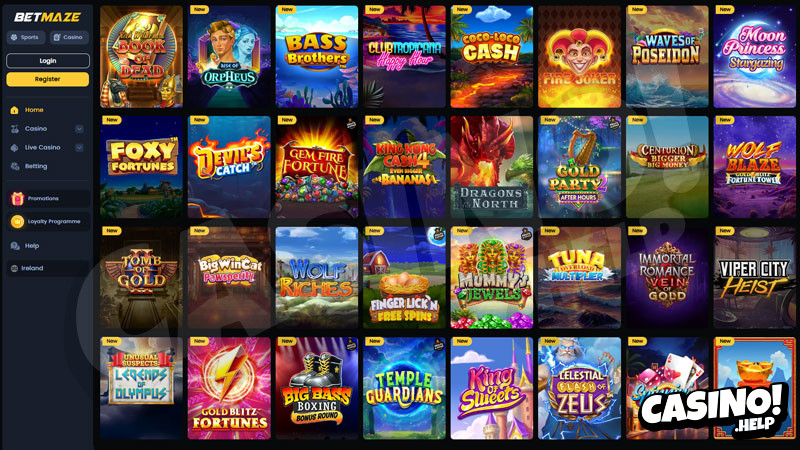 Thumbnail betmaze slots