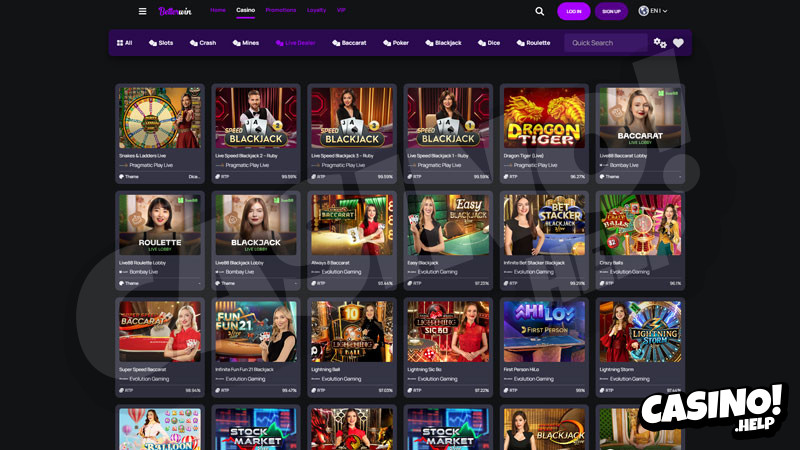betterwin live screenshot