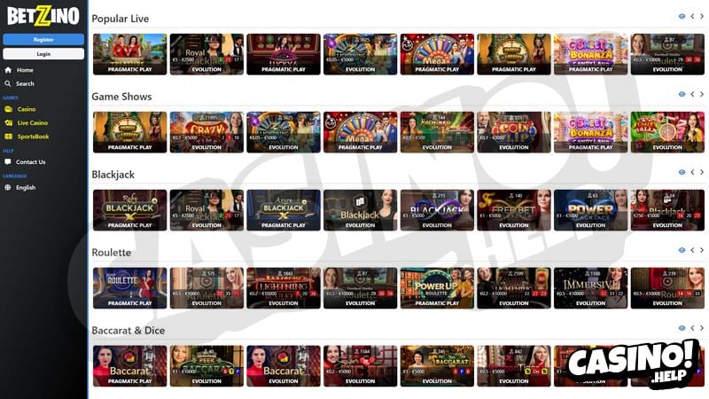 Thumbnail betzino live
