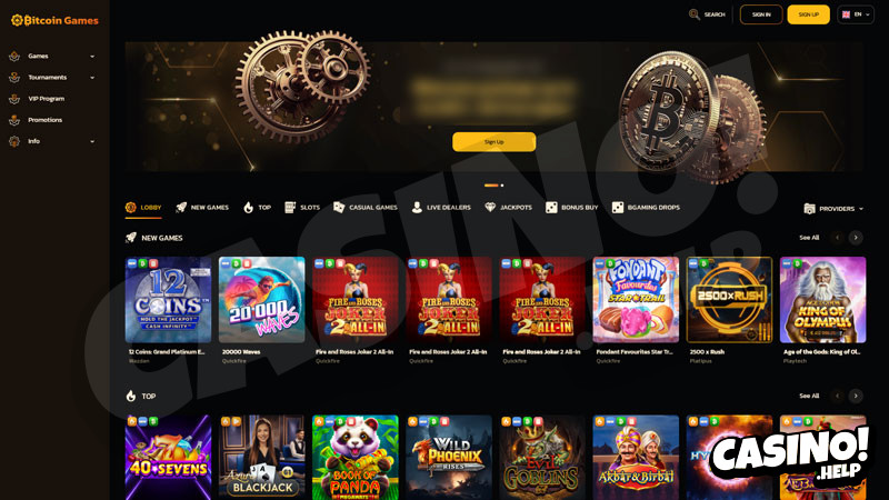 Thumbnail bitcoingames-com lobby