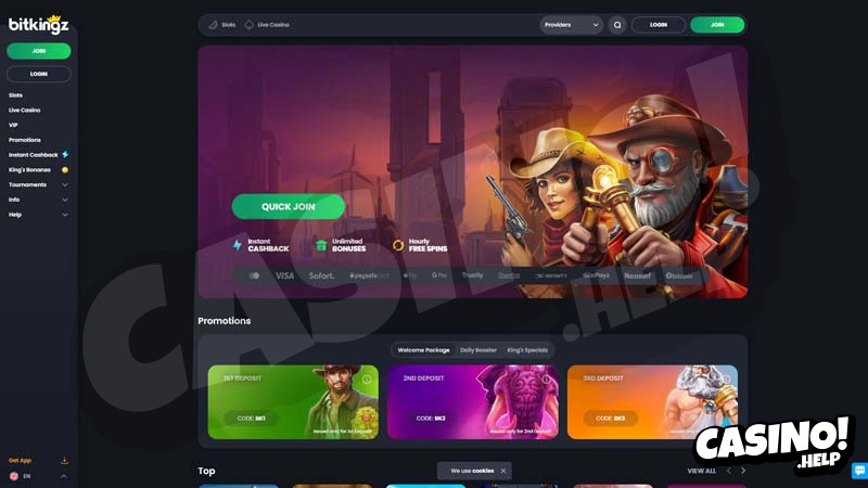 bitkingz lobby screenshot