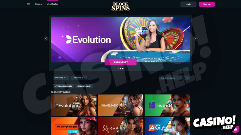 Thumbnail blockspins live