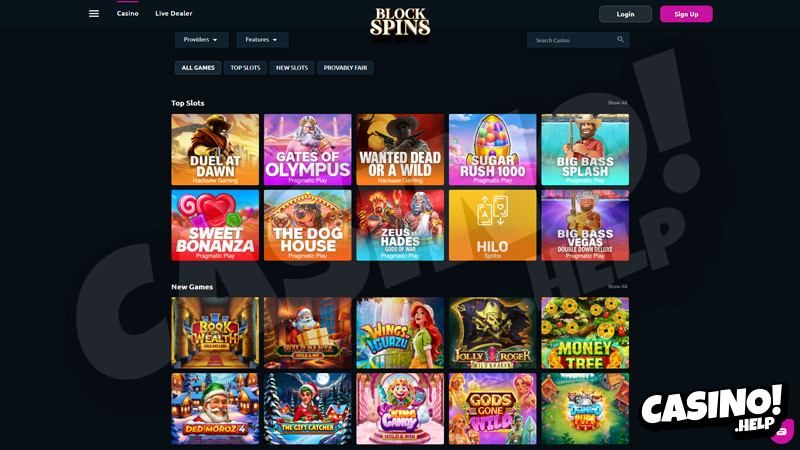 Thumbnail blockspins slots