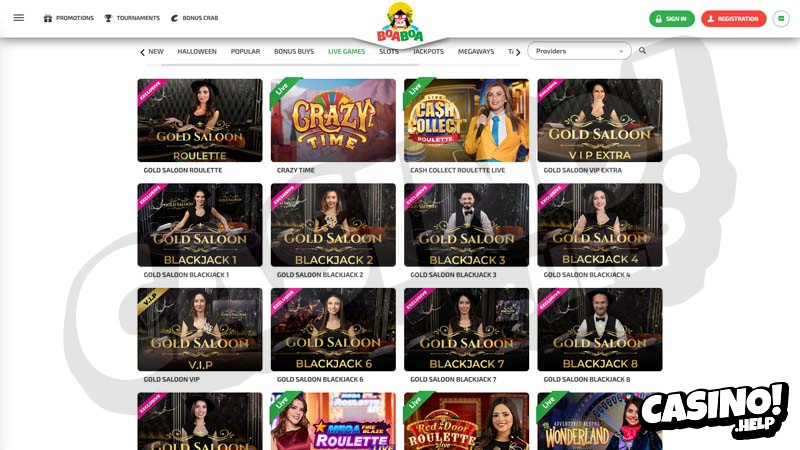 boaboa-casino live screenshot