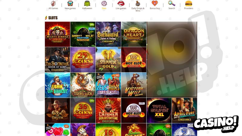 bob-casino slots screenshot