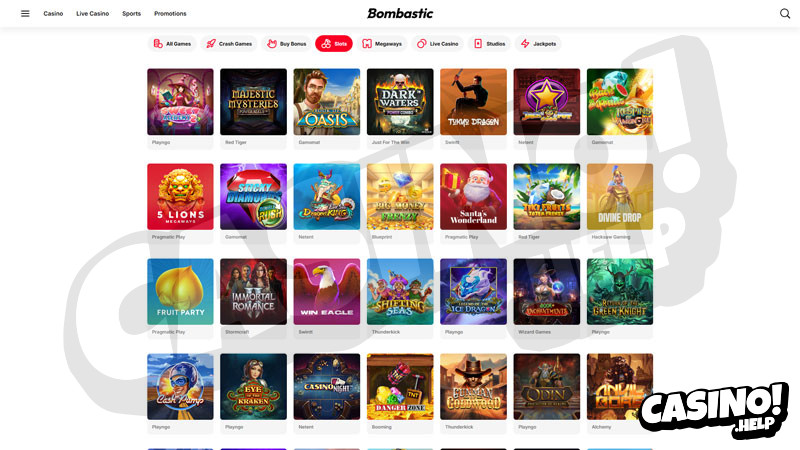 bombastic slots screenshot