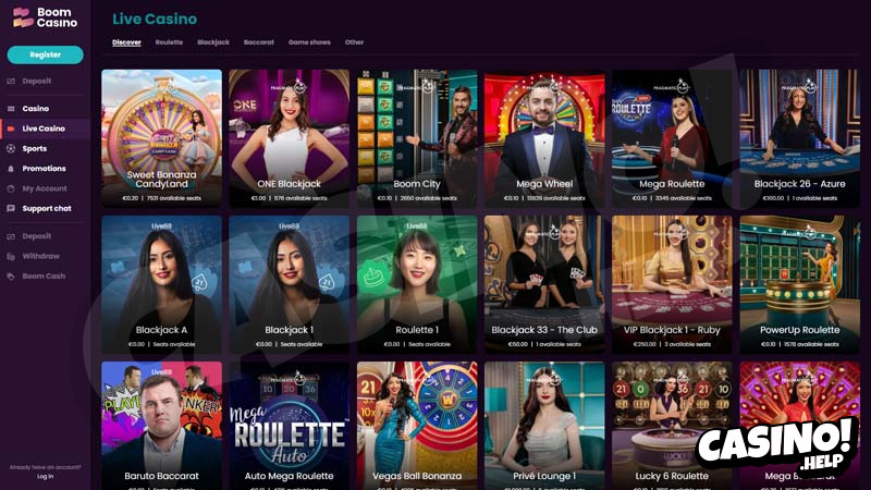 boom-casino live screenshot