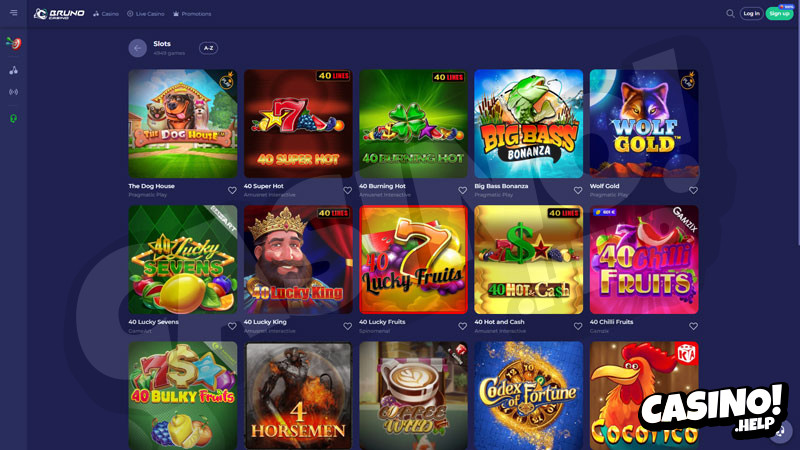 bruno-casino slots screenshot