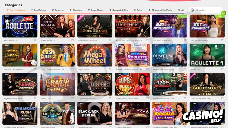 cadoola-casino live screenshot
