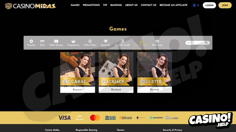 casino-midas live screenshot