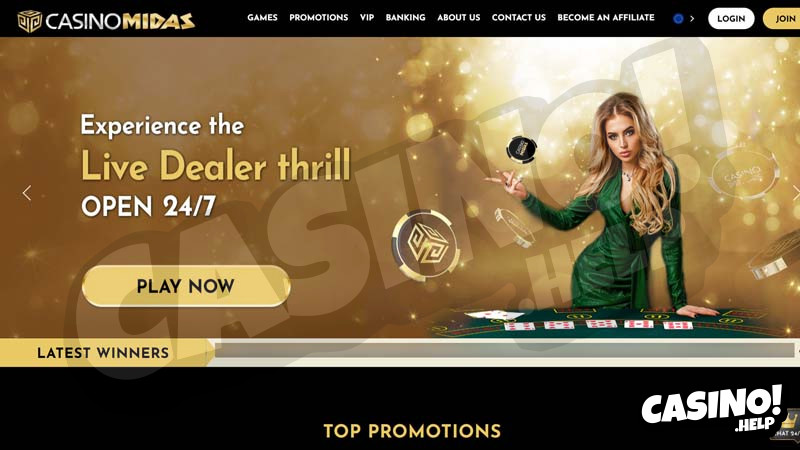 casino-midas lobby screenshot