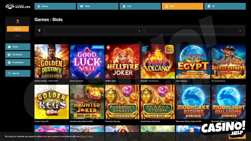 casino-superlines slots screenshot