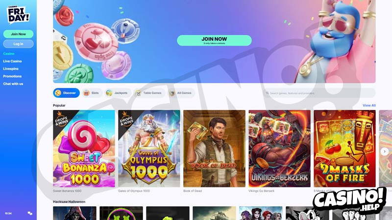 Thumbnail casinofriday lobby