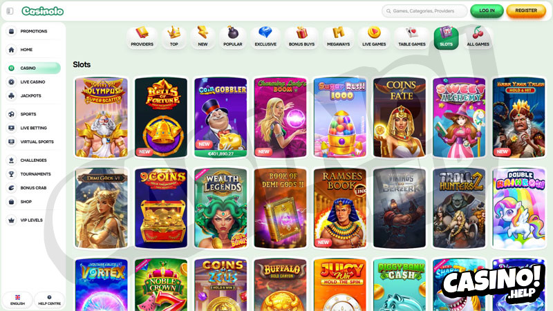 casinolo slots screenshot