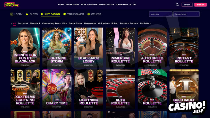 casinotogether live screenshot