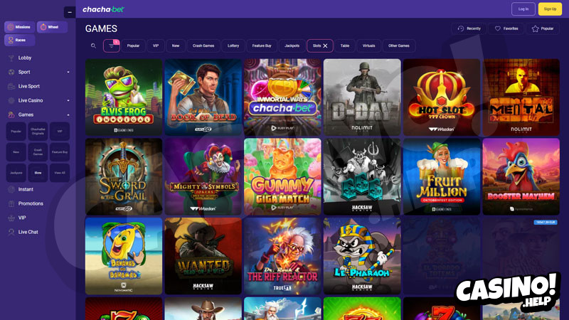 chachabet slots screenshot