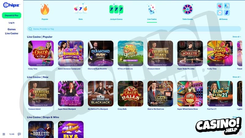 Thumbnail chipz live