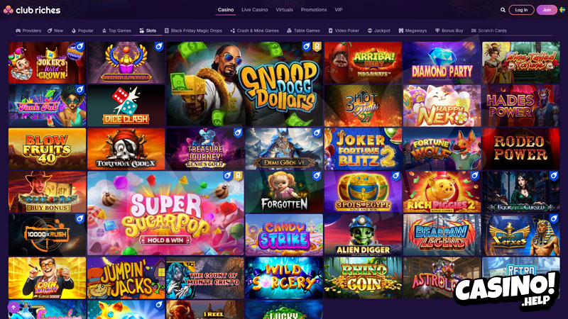 clubriches slots screenshot