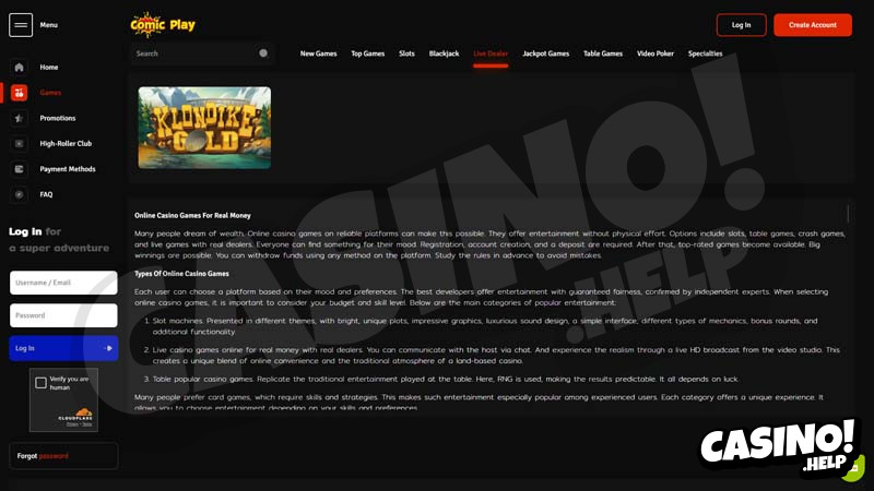 Thumbnail comicplay live