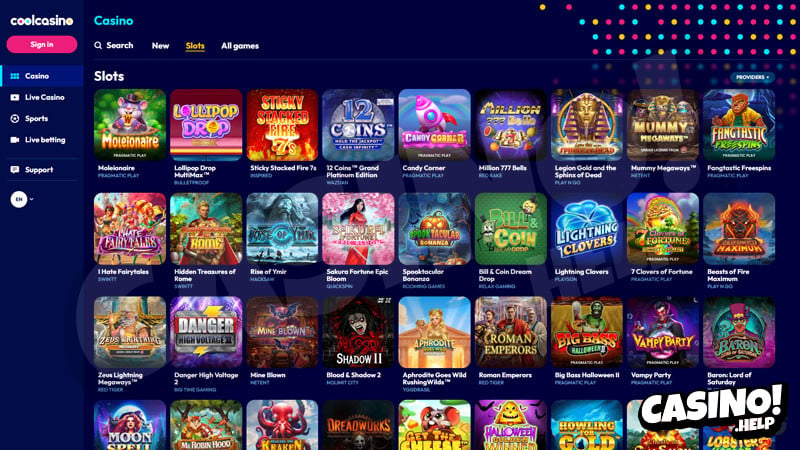 coolcasino slots screenshot