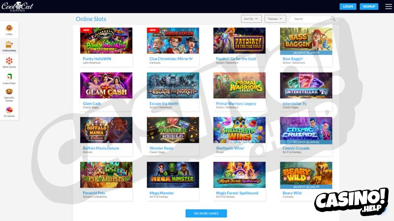 coolcat-casino slots screenshot