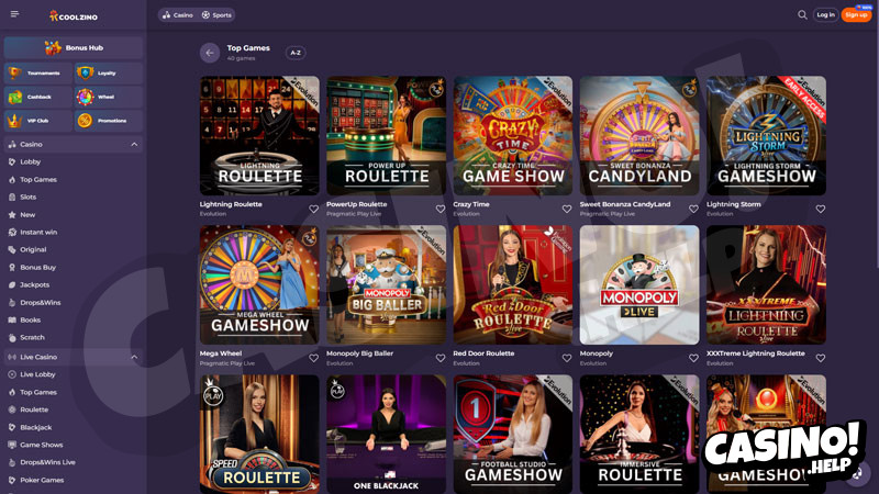 coolzino live screenshot