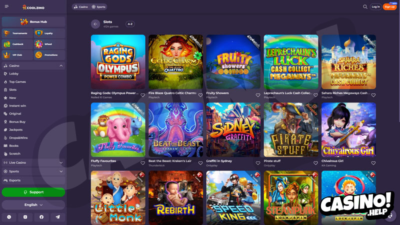 coolzino slots screenshot