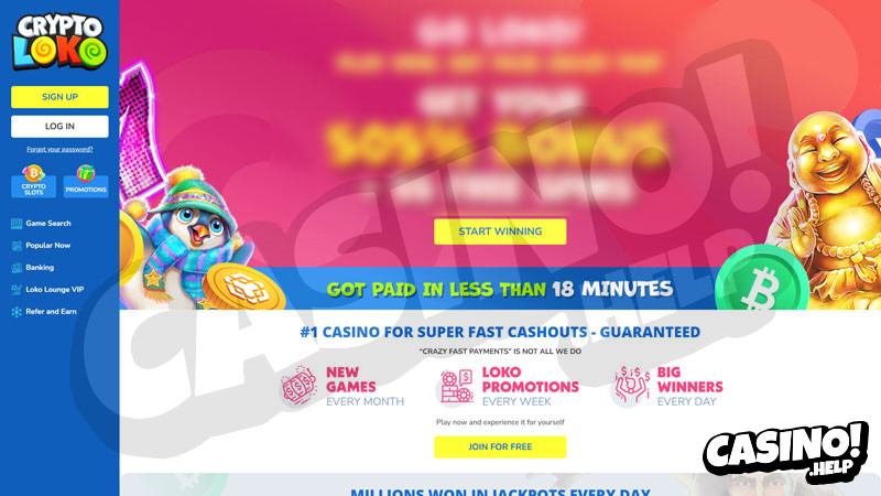 crypto-loko lobby screenshot