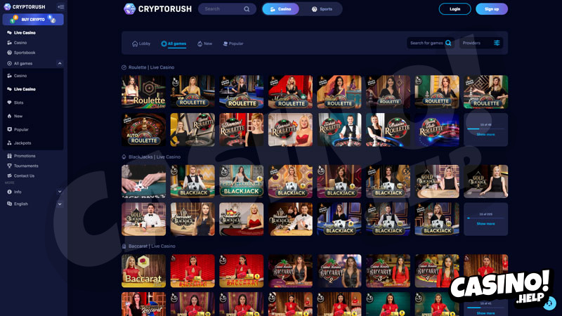 cryptorush live screenshot