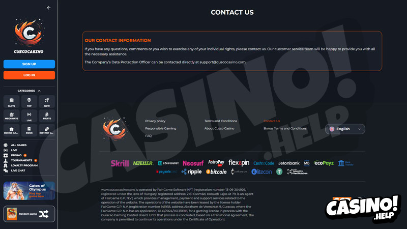 Thumbnail cusco-casino support