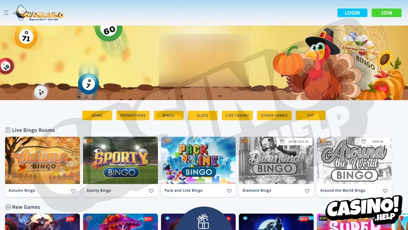 cyberbingo-casino lobby screenshot