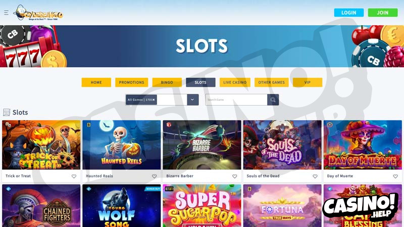 cyberbingo-casino slots screenshot