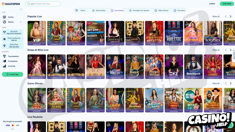 Thumbnail dailyspins live