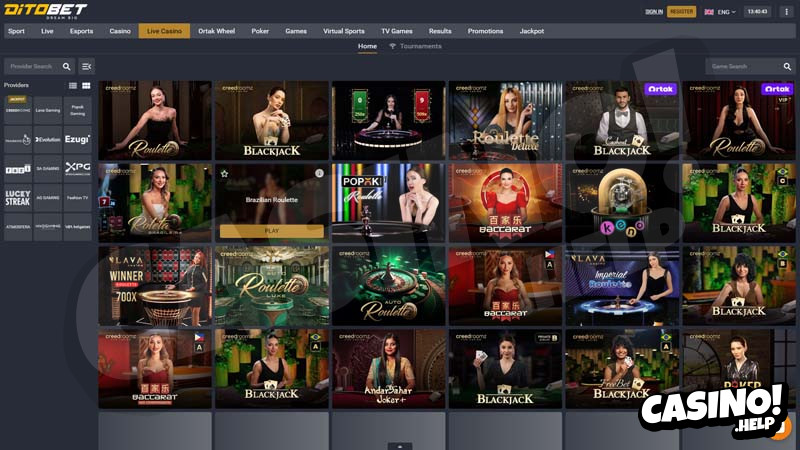 ditobet live screenshot