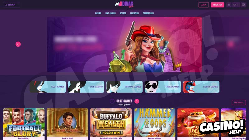 divas-luck lobby screenshot