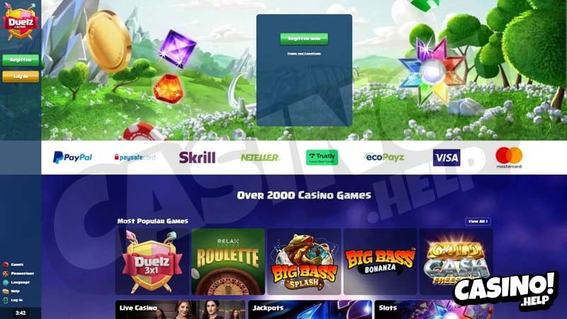 Thumbnail duelz-casino lobby