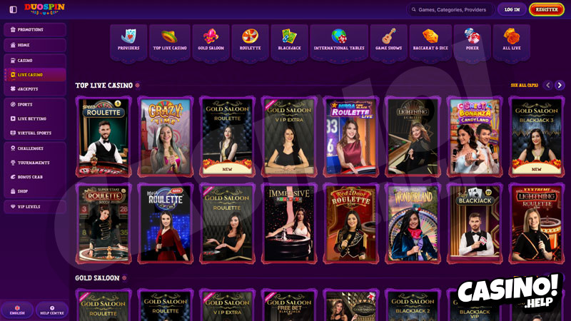 duospin live screenshot