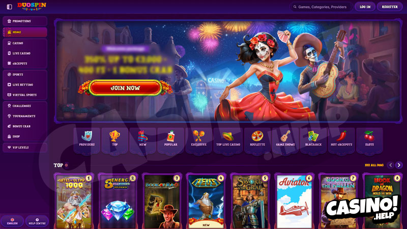 duospin lobby screenshot