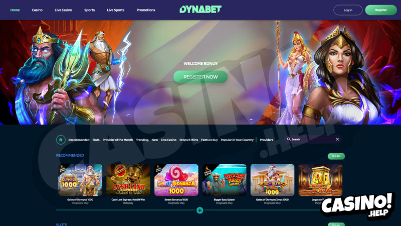 dynabet lobby screenshot