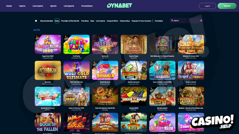 dynabet slots screenshot