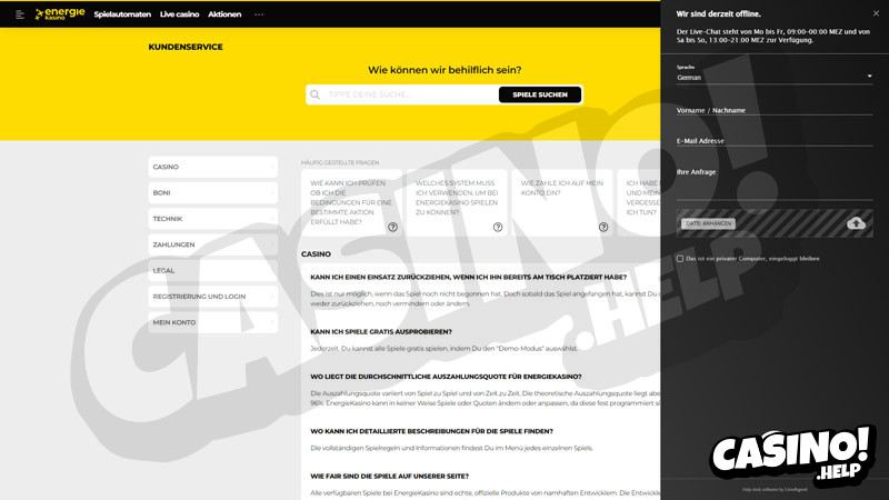 Thumbnail energiekasino support